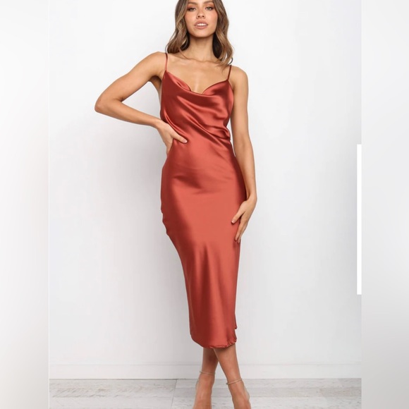 Petal & Pup Persia Dress in Rust - Picture 5 of 7